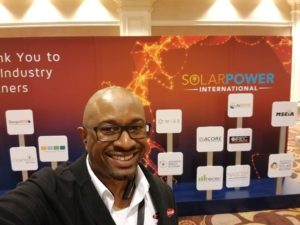 Emmitt Muckles at Solar Power International